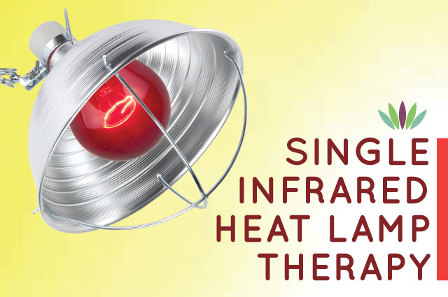 Single Infrared Bulb Heat Lamp Therapy 