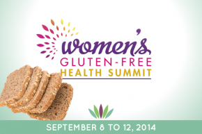 Woman's gluten free health summit graphic